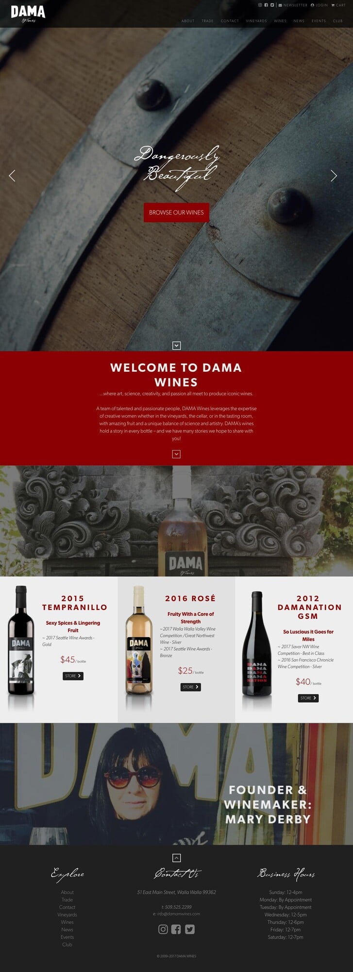 Dama Wines - Home