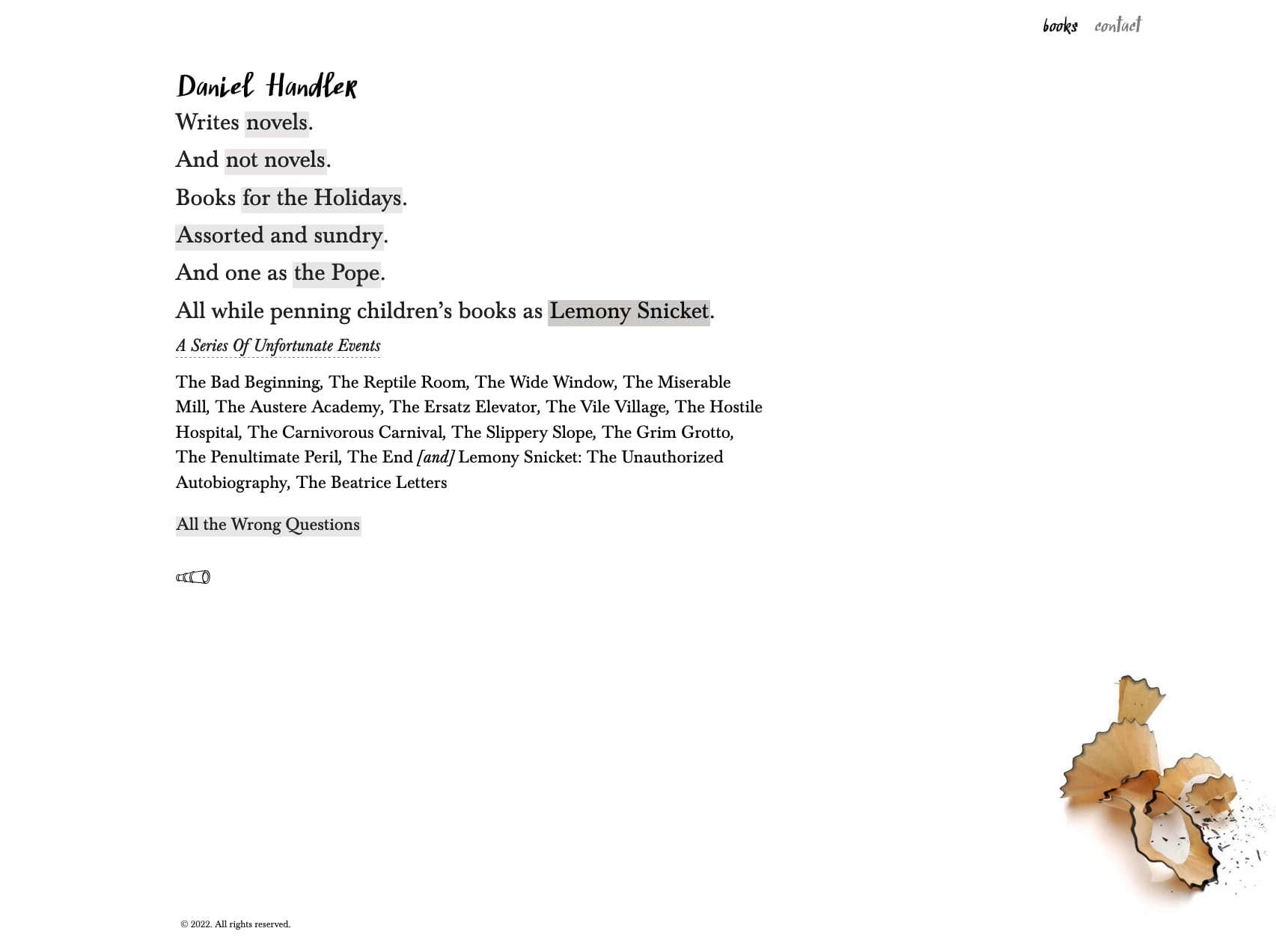 Daniel Handler - Books