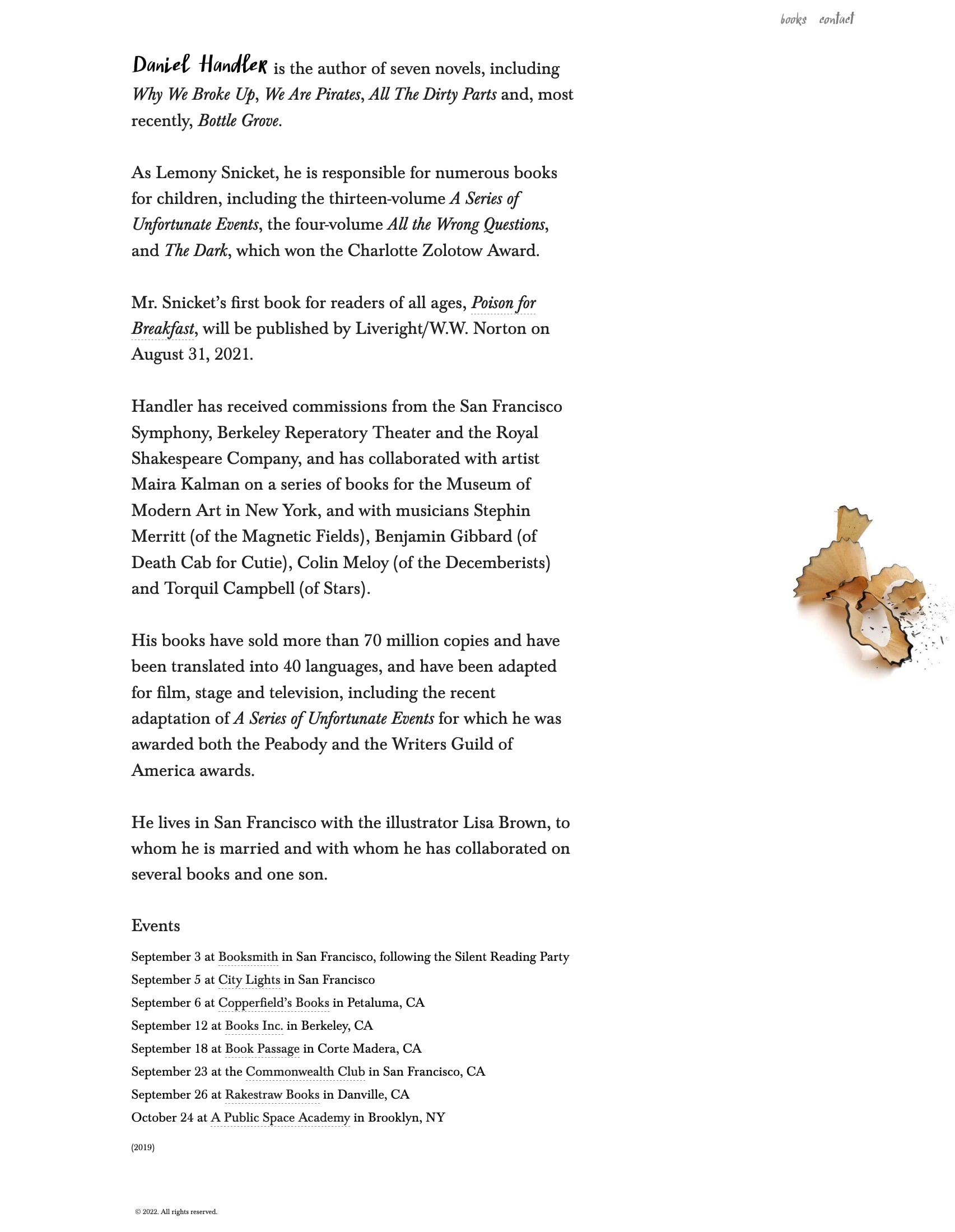 Daniel Handler - Home