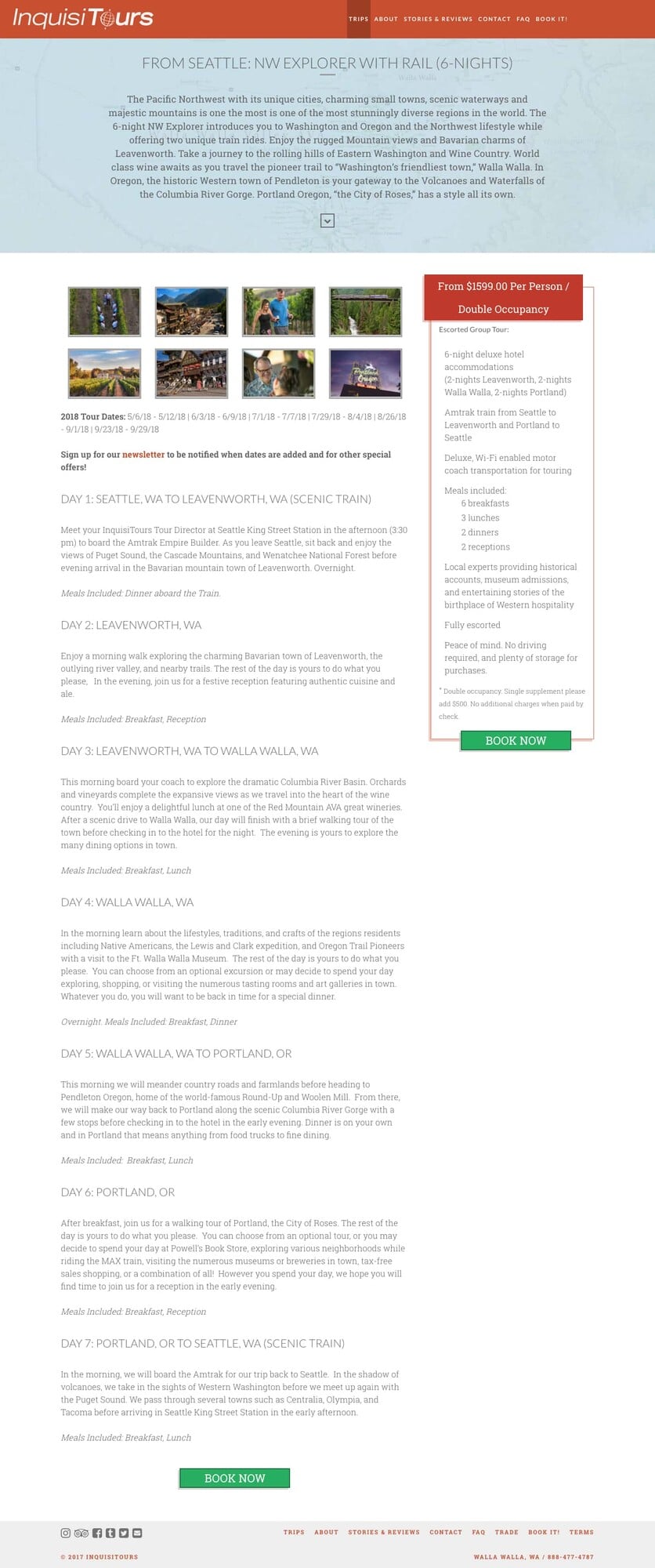 Inquisitours - Trips Detail