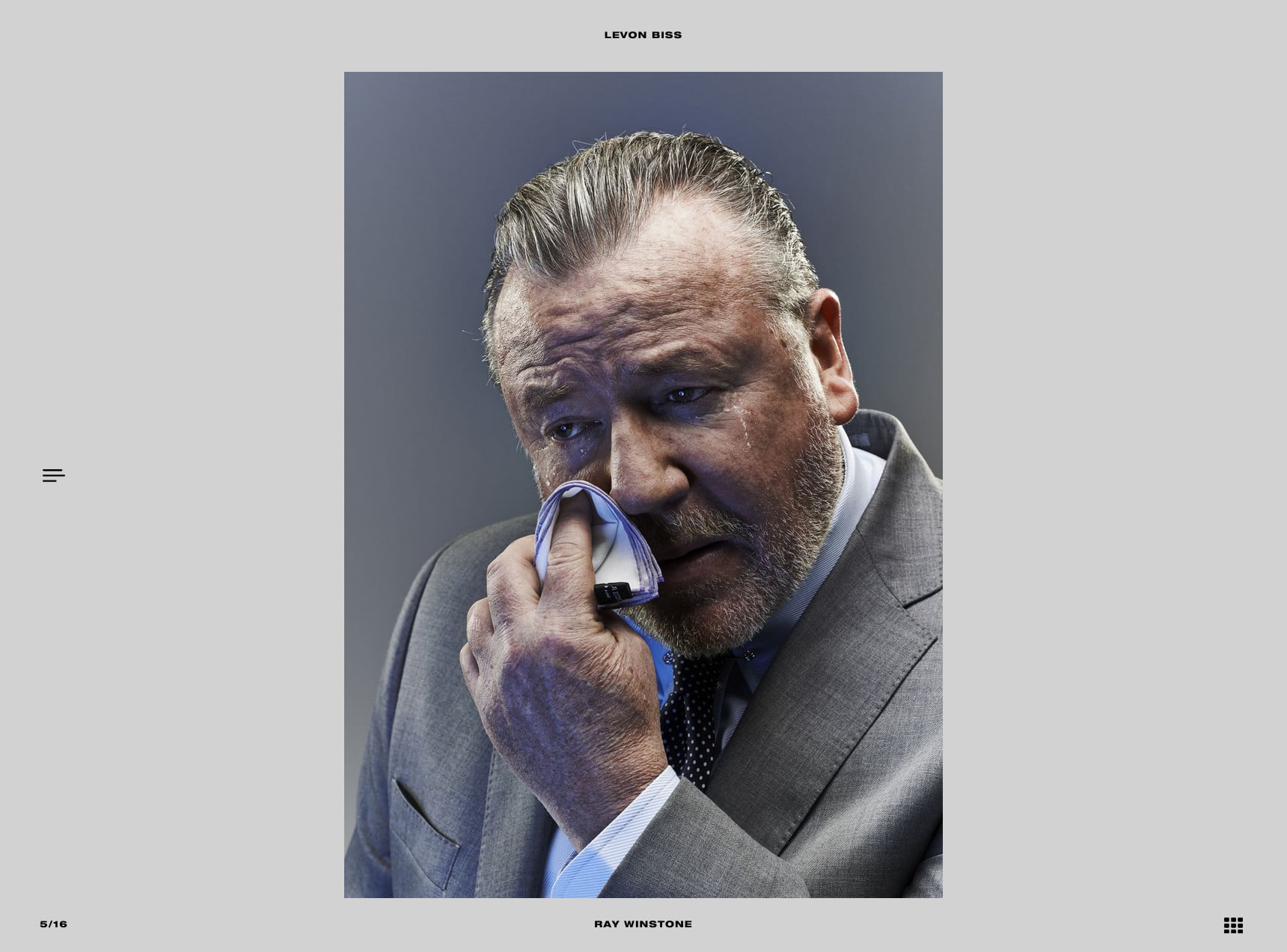 Ray Winstone - Levon Biss