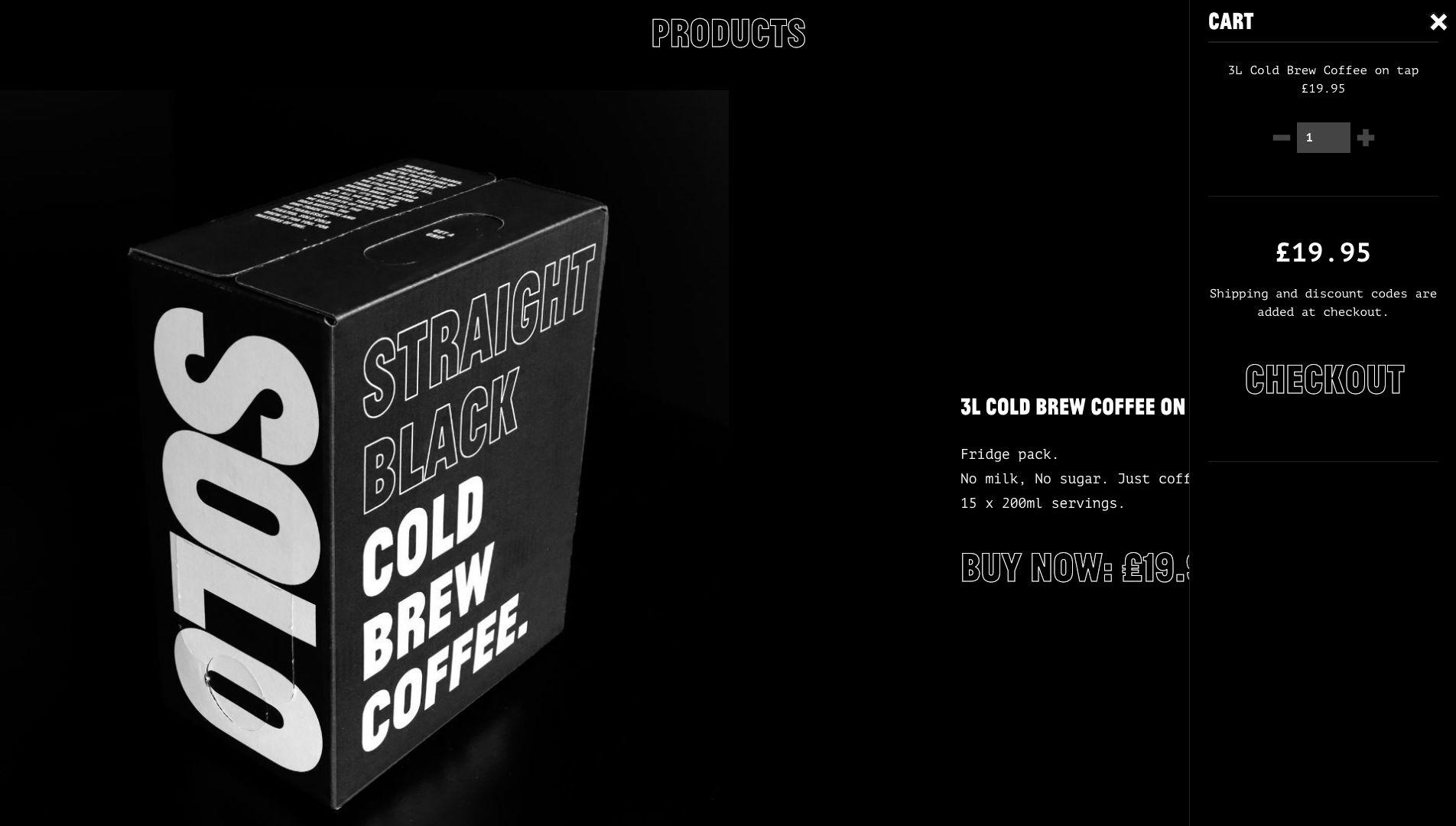 Solo Coffee - Shopify