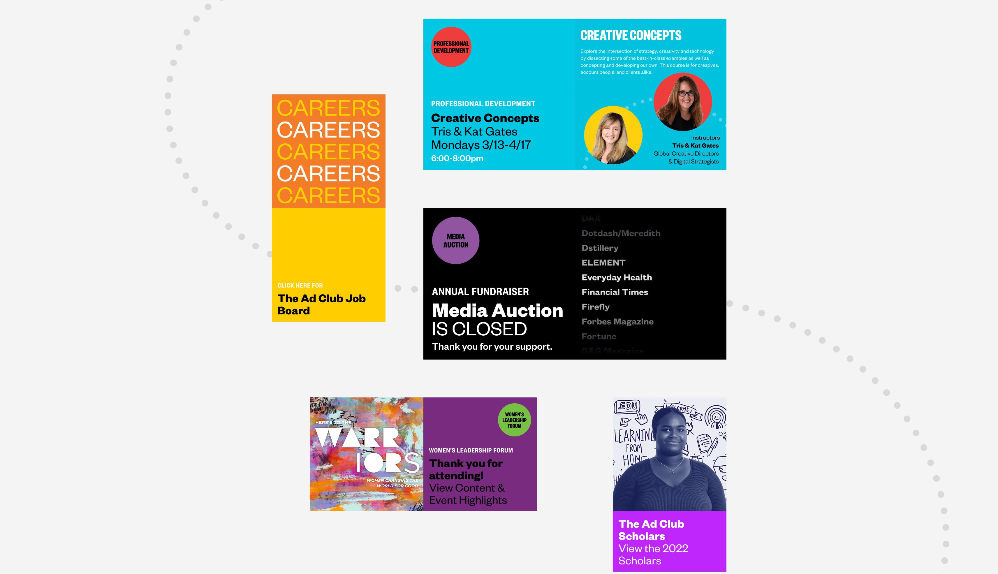 The AD Club - Home Features